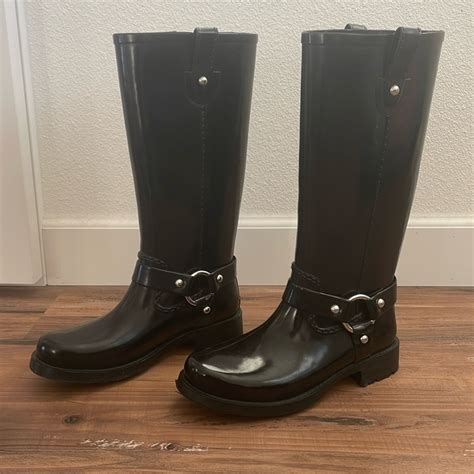 michael kors rain boots crystal